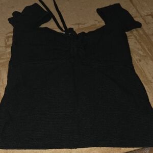 Express Black Body Contour Top